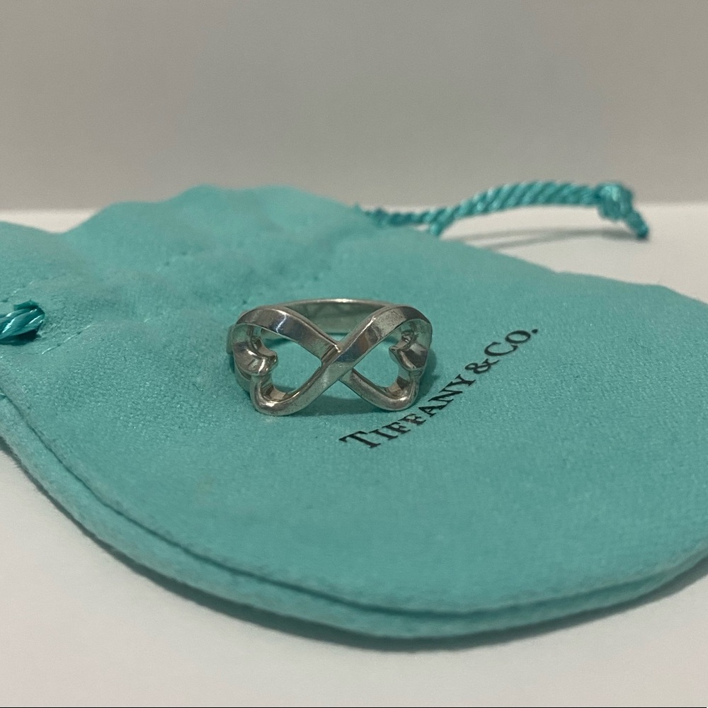 TIFFANY & CO PALOMA PICASSO LOVING HEART INFINITY RING 💙♾